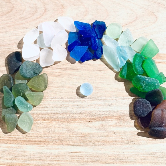 Painted Mermaid Seaglass Necklace - Picture 9 of 9